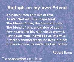 Robert Burns Poem For Funerals Memorials And Burns Night Funeral Poems Burned Quotes Positive Quotes