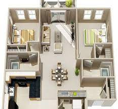 2 Bedroom Apartment House Plans Off Plan Modern 2 Bedroom Apartments With Private Parking And Comm Condo Floor Plans Apartment Floor Plans Bedroom House Plans