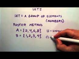 An Introduction To Sets Unions And Intersections Intermediate Algebra Lesson 26 Math Tutorials Maths Exam Algebra Help