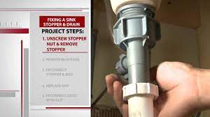 how to repair a bathroom sink stopper
