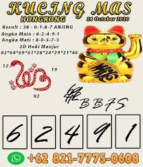 Prediksi Kucing Mas Hongkong 26 Oktober 2020 Bandar Sydney Agen