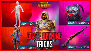 It is a surprise for you. Crate Opening Tricks To Get Legendary Items In Pubg Mobile Premium Crate Opening Youtube