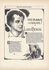 Lord Byron Vintage Art Print Literary Art Classic Poetry Etsy Vintage Art Prints Byron Vintage Art