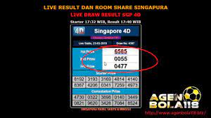 Angka Hasil Pengeluaran Togel Sgp Dan Data Sgp Hari Ini 23 Maret 2019 Singapura