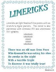 More Poetry Month Posters Freebie Limericks Poetry Lessons Poetry For Kids Writing Poetry