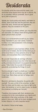 Another Desiderata Poem Image Visit Page To Download Free Printable Pdf Version Of The Desiderata Desiderata Poem Desiderata Happy Life Quotes