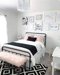 Image Result For Black White Gray And Gold Bedroom For Teens Pink Girl Room Decor Bedroom Decor Small Room Bedroom