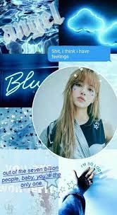 Blue Aesthetic Wallpaper Blackpink 39 Ideas For 2019 Lisa Blackpink Wallpaper Blue Aesthetic Pastel Blackpink Lisa