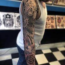 Pin By Brandon Baguio On Ink Japanese Sleeve Tattoos Japanese Sleeve Koi Tattoo Sleeve
