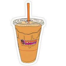 Dunkin Donuts Iced Coffee Sticker By Micdoom In 2021 Dunkin Donuts Iced Coffee Coffee Stickers Dunkin