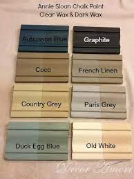 Decor Amore My Annie Sloan Chalk Paint Color Boards Annie Sloan Chalk Paint Colors Annie Sloan Paint Colors Chalk Paint Colors