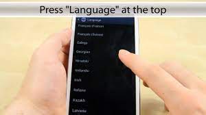 How To Change Language On The Samsung Galaxy Note 2 Youtube