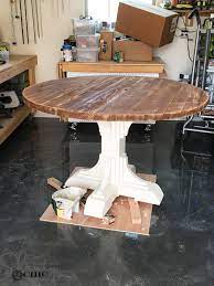 52 marble dining table top inlay rare stones round center coffee table ar0148. Diy Round Table Round Farmhouse Table Diy Farmhouse Table Diy Furniture Projects