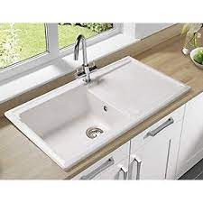 white ceramic kitchen sink