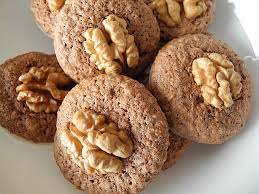 Walnuss Schoko Makronen Schoko Makronen Makronen Makronen Backen