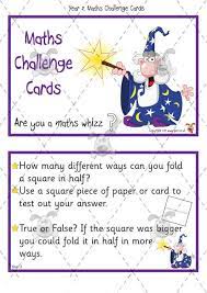Teacher S Pet Year 2 Maths Challenge Cards Pack 1 Premium Printable Classroom Activities And Games Eyfs Math Challenge Problem Solving Activities Math
