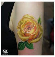 Pin By Marta Stanley On Inked Yellow Rose Tattoos Yellow Tattoo Rose Tattoo