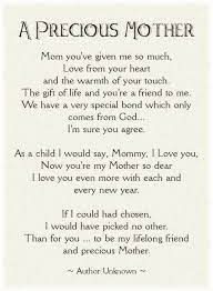 The Feathered Nest Blessings Mom Poems Thank You Mom Quotes Mom Quotes From Daughter