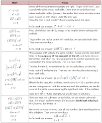 Solving Exponential Equations With Odd Exponents Algebra Simplifying Expressions Math Notes