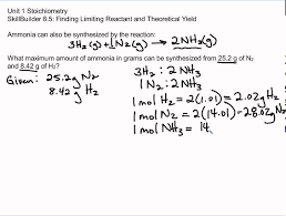Skillbuilder 8 5 Unit 1 Stoichiometry Handwriting Worksheets For Kindergarten Chemistry Worksheets Kids Worksheets Printables