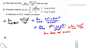Limits And Continuity For Multivariable Functions Vector Calculus Calculus Vector Calculus Differential Calculus