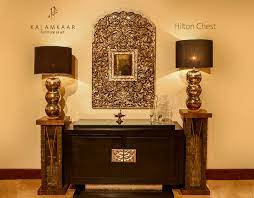 The Beautiful Hilton Chest Bubble Lamps With Golden Gate Pillars For Your Lounge For More Details Tel Home Entrance Decor Bubble Lamps Entrance Decor