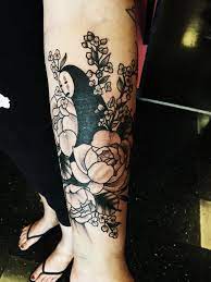 Floral Ghibli Half Sleeve Done By Jerika Stewart At Eternal Tattoo In Springfield Mo Half Sleeve Tattoo Tattoos Tattoos For Women Half Sleeve