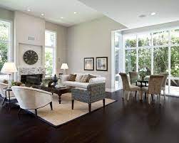 Pin By Cheryl Priko On For The Home Dark Wood Floors Living Room Living Room Wood Floor Contemporary Family Rooms