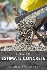 Concrete Calculator Estimate Concrete For A Slab Or Footing Concrete Calculator Concrete Concrete Diy