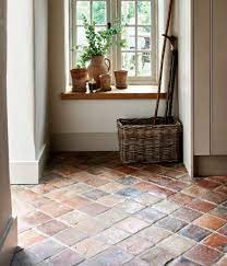 Pin By Bertie Marshall On Cozy Cottage Brick Flooring Rustic Tile Flooring