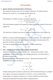 Notes And Important Points On Kinematics Physics Aiims Physics Notes Learn Physics Physics