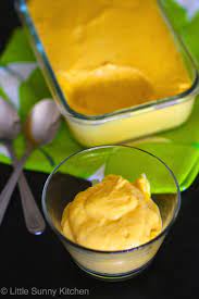 3 Ingredient Mango Mousse Little Sunny Kitchen Mango Dessert Recipes Mango Dessert Mousse Recipes