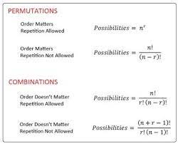 Image Result For Permutation Vs Combination Formula Math Methods Combination Math Studying Math