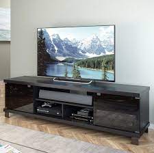 Extra Wide Tv Stand 80 Inch Black Flat Screen Entertainment Center Credenza New Wood Entertainment Center Living Room Tv Stand Tv Stand