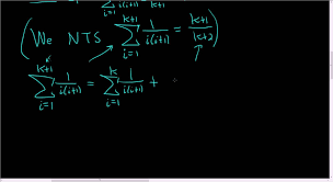 Principle Of Mathematical Induction Sum 1 I I 1 I 1 N N Mathematical Induction Math Videos Maths Exam