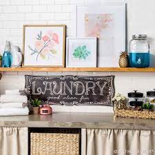 Raise Your Hand If The Laundry Room Is Your Least Favorite Room You Might As Well Make It Suit Your Laundry Room Decor Diy 1960s Home Decor Wall Decor Quotes
