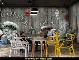 Creative Personality Retro Wood Wallpaper Theme Restaurant Bar Coffee Shop Ktv Box Large Wallpaper M Wall Graphics Restaurant Shop Wallpaper Coffee House Decor
