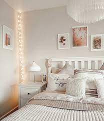 Scandi Boho Bedroom With White Ikea Hemnes Furniture And Fairy Lights Tassled Cushions Hygge Decor Pink Bedroom Ac Hygge Living Room Hygge Decor Ikea Hemnes