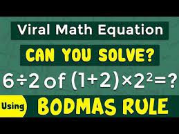 Hello My Friend S My Name Is Hameed Khan And Welcome To My Education Channel Key Bodmas Math Tricks Order Of Operations