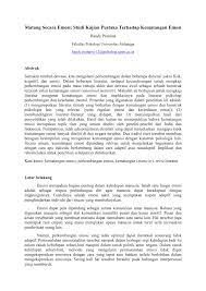 Jurnal gizi klinik indonesia adalah berkala nasional terakreditasi yang hanya memuat artikel penelitian (research article) gizi khususnya di bidang gizi klinik yang diterbitkan oleh prodi s2 ikm fakultas. Pdf Matang Secara Emosi Studi Kajian Pustaka Terhadap Kematangan Emosi