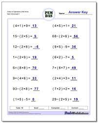 Https Www Dadsworksheets Com Order Of Operations Worksheets Order Operations Math Worksheets Pemdas Worksheets Algebra Worksheets Pre Algebra Worksheets