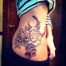 Horse Shoe Tattoo Loyalty Tattoo Paw Print Tattoo Old Tattoo New Additions Country Tattoos Horse Shoe Tattoo Waist Tattoos