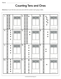 Your student will break down numbers into ones, tens and hundreds in this worksheet. Count Tens And Ones Worksheet Have Fun Teaching