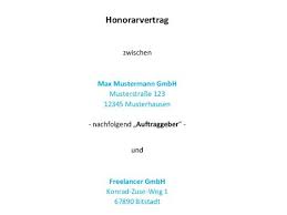 Honorarvertrag Muster Vorlage Kostenlos Herunterladen Simply browse, search, save & download our easy to use templates.