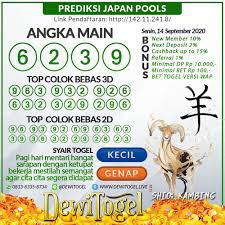 Togel Wap Prediksi Jepang Senin 14 September 2020