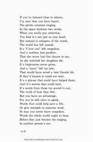 So May You Never Leave Unspoken Words The Whole World Ought To Hear Words Poem Quotes Eh Poems