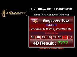 Hasil Result Togel Sgp Hari Ini 29 Oktober 2018 Data Sgp Togel118 Youtube Data
