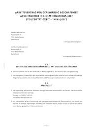 Heute sprechen wir über das thema arbeitsvertrag und worauf man hier besonders achten sollte. Minijob Vertrag Fur Haushaltshilfe Erstellen Smartlaw