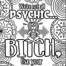 Free printable flower coloring page for adults. Free Printable Coloring Pages For Adults With Swear Words