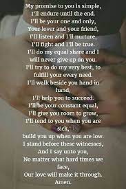My Promise To You Simple Yet Meaningful Poem Of Promises You Will Fulfill To Your One And Only Wedding Vows To Husband Wedding Poems Love Quotes